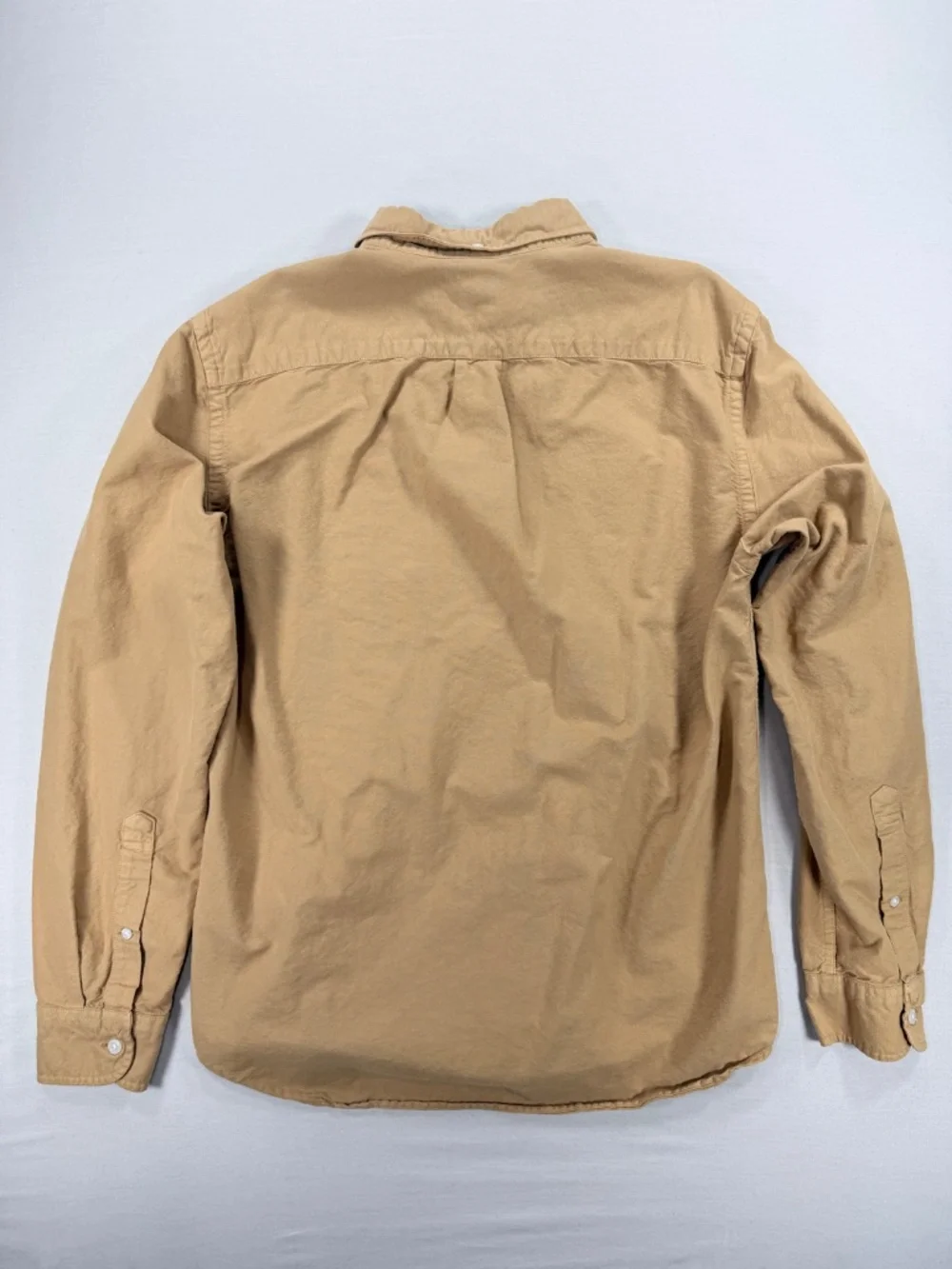 J.Crew Men's 100% Cotton Slim Fit Button-Down Shirt - Tan / Khaki